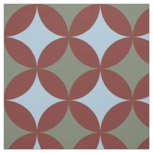 Retro kleuren midden eeuw moderne cirkels stof