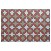 Retro kleuren midden eeuw moderne cirkels stof (Fat Quarter)