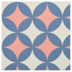 Retro kleuren midden eeuw moderne cirkels stof