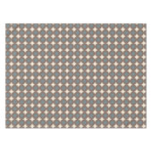 Retro kleuren midden eeuw moderne cirkels tafelkleed (Voorkant (Horizontaal))