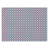 Retro kleuren midden eeuw moderne cirkels tafelkleed (Voorkant (Horizontaal))