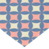 Retro kleuren midden eeuw moderne cirkels tafelkleed (Gekanteld)