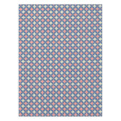 Retro kleuren midden eeuw moderne cirkels tafelkleed (Voorkant)