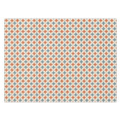 Retro kleuren midden eeuw moderne cirkels tafelkleed (Voorkant (Horizontaal))