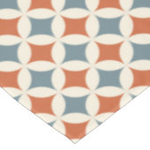 Retro kleuren midden eeuw moderne cirkels tafelkleed (Gekanteld)
