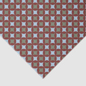 Retro kleuren midden eeuw moderne cirkels tissuepapier (Detail)