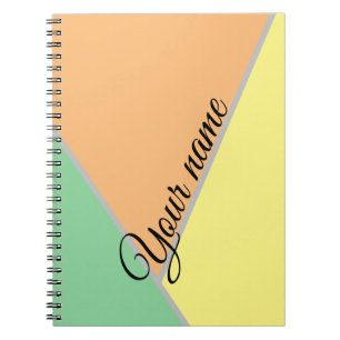 Retro  kleuren  notitieboek