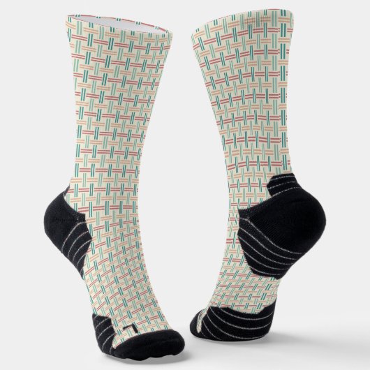 Retro Kleuren Sokken (Gebogen)