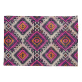 Retro kleuren, tribal Navajo ontwerp. Kussensloop (Achterkant)