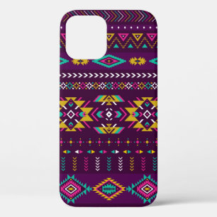 retro kleuren tribale  naadloze navajo patter Case-Mate iPhone case