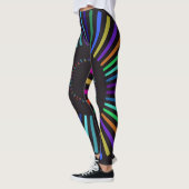 Retro kleuren zon leggings (Links)