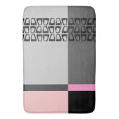 Retro kleurenblok badmat (Voorkant Verticaal)