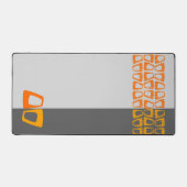 Retro kleurenblok bureaumat (Voorkant)