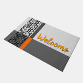 Retro kleurenblok deurmat (Schuin)