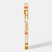 Retro kleurenpatroon op maat van Monogram Case-Mate iPhone Case (Achterkant / Links)