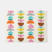 Retro kleurige nestklep deurmat (Voorkant)