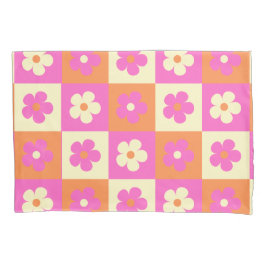 Retro Kleurrijk Boheems Bloemen Patroon Kussensloop