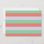 Retro Kleurrijk Cassettebandje Verjaardagsfeest Kaart (Achterkant)