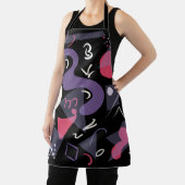 Retro kleurrijk schort (Insitu)