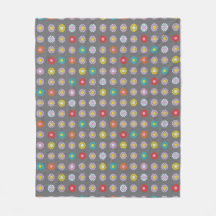 Retro kleurrijke bloem