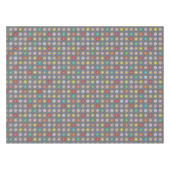 Retro kleurrijke bloem tafelkleed (Voorkant (Horizontaal))