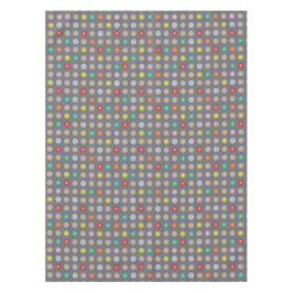 Retro kleurrijke bloem tafelkleed