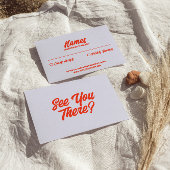 Retro Kleurrijke Bright Bold Funky Moderne Bruilof RSVP Kaartje