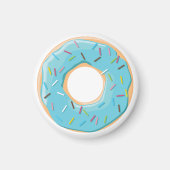 Retro Kleurrijke Donut Patroon Minimalistische Pre Magneet (Voorkant)