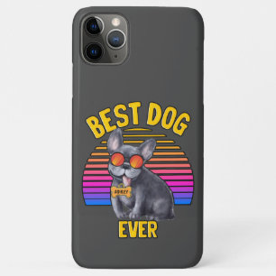Retro Kleurrijke Grappige Franse Bulldog  Beste Ho Case-Mate iPhone Case