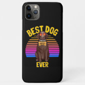 Retro Kleurrijke Grappige Labrador Retriever Beste Case-Mate iPhone Case (Achterkant)