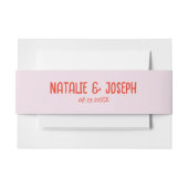 Retro Kleurrijke Hand Geschreven Heldere Unieke Hu Uitnodigingen Wikkel (Voorkant Voorbeeld)