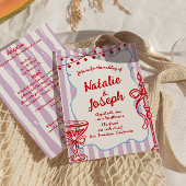 Retro kleurrijke hand getekend alles in een leuke  kaart