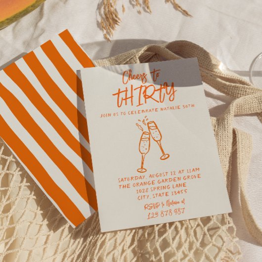 Retro Kleurrijke Hand Getrokken 30e grillige Verja Kaart