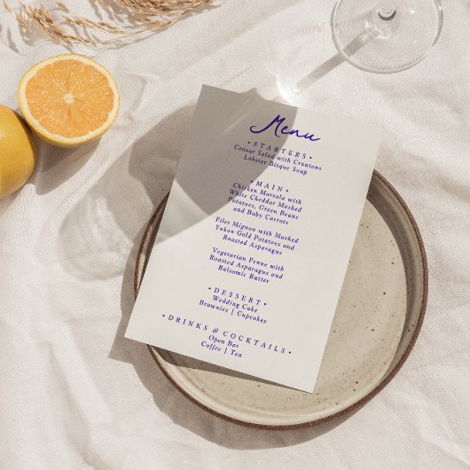 Retro Kleurrijke Hand Getrokken Funky Moderne Brui Menu