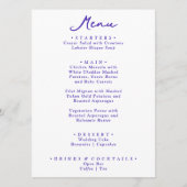 Retro Kleurrijke Hand Getrokken Funky Moderne Brui Menu (Voorkant)