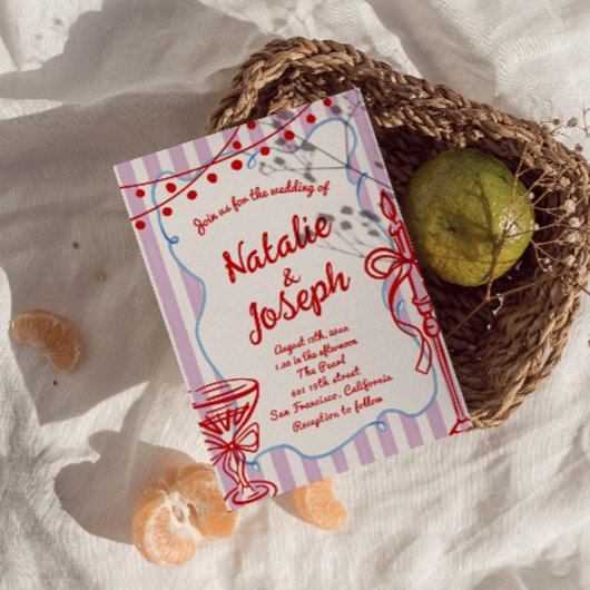 Retro Kleurrijke Hand Getrokken Geschreven Eigenzi Kaart