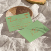 Retro Kleurrijke Hand Getrokken Heldere Kleur Leuk RSVP Kaartje