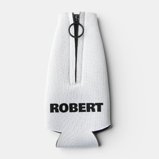 Retro Kleurrijke Hand Getrokken Wereldvrede met Du Flesjeskoeler (Achterkant)