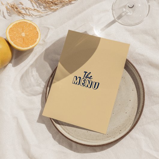 Retro Kleurrijke Heldere Funky Moderne Boho Bruilo Menu