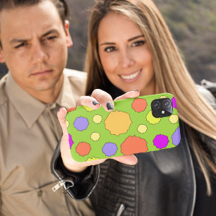 Retro kleurrijke heldere vette polka stip I telefo Case-Mate iPhone Case