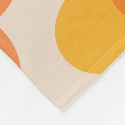 Retro Kleurrijke Hippie Mod Bloemen Patroon Fleece Deken (Hoek)