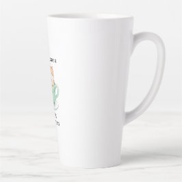 Retro Kleurrijke Kat Aangepaste Naam Lezen Koffie Latte Mok