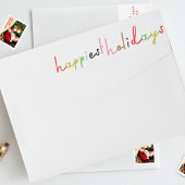 Retro kleurrijke moderne vrolijke kerstvakantie