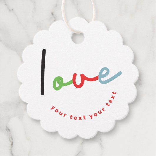 Retro kleurrijke moderne vrolijke kerstvakantie bedankjes labels (Voorkant)