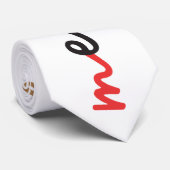 Retro kleurrijke moderne vrolijke kerstvakantie stropdas (Opgerold)