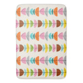 Retro Kleurrijke Nesten Badmat (Voorkant Verticaal)