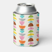 Retro Kleurrijke Nesten Koelbox Blikjeskoeler (Blikje Achterkant)