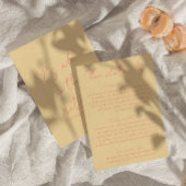 Retro Kleurrijke Pastel grillige bruiloft Details Informatiekaartje