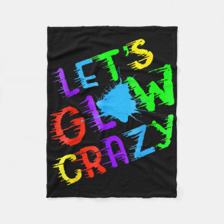 Retro Kleurrijke Quote Glowing Party 80s Groep Tea Fleece Deken