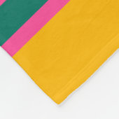 Retro kleurrijke strepen, abstracte achtergrond fleece deken (Hoek)